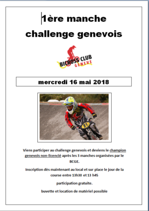 1ère Manche Challenge Genvois
