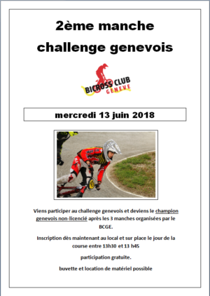 2ème Manche Challenge Genevois